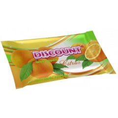 DISCOUNT Серветки вологі з ароматом цитрусу (15 шт)