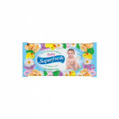SUPER FRESH Серветка волога Дитяча 15шт/уп