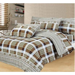 LOTTI Комплект постільної білизни 2-спальний (200х220см 220х240см 2/50х70см) полікат