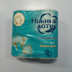 НІЖНИЙ ДОТИК туалетний папір двошаровий АромаГолд 4шт