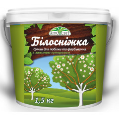 АГРОСВІТ Побілка садова "Білосніжна" з залізним купоросом 1.5кг