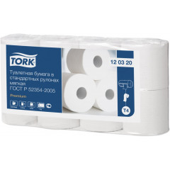 TORK Папір туалетний двошаровий 8шт