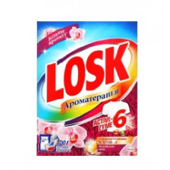 LOSK Порошок для ручного прання Ароматерапія з Малазійськими квітами 400г