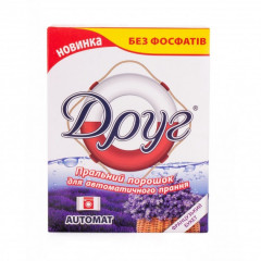 ДРУГ Порошок пральний автомат "Французький букет" (коробка) 0.4кг