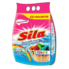 СИЛА Порошок пральний універсальний "Color" (пакет) 3кг Будмен