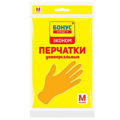 БОНУС Рукавички гумові універсальні M "Економ"
