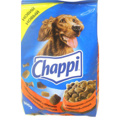 CHAPPI Корм для собак з ялович. птицею та овочами 500г Будмен