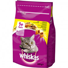 WHISKAS Корм для котів сухий з куркою 300г