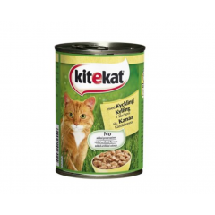 KITEKAT Корм для котів з Куркою в соусі 400г