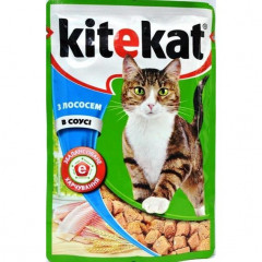 KITEKAT Корм для котів пауч Лосось в соусі 100г