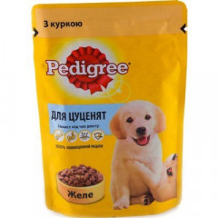 PEDIGREE Корм пауч для цуценят Курка в Желе 100г