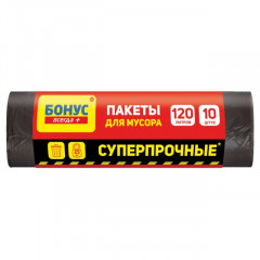 БОНУС Пакет для сміття п/е 70х100 120л/10шт
