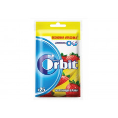ORBIT BAGS Жувальна гумка Банан-Полуниця 35г