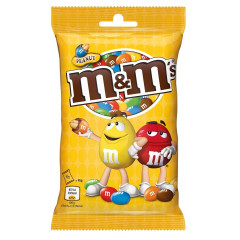 M&MS Драже з арахісом та мол.шок. 90г