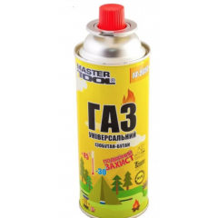MASTER TOOL Газ бутан "УНІВЕРСАЛЬНИЙ" 220г