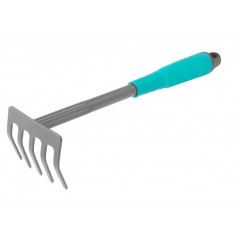 MASTER TOOL Граблі садові з пластиковою ручкою 5 зубів 300х90мм