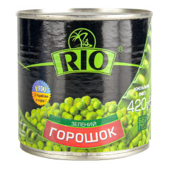 PIO Горошок зелений 420г/425мл