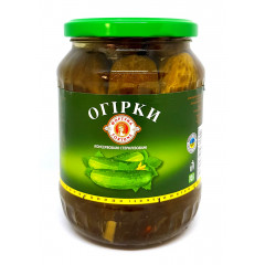 ФОРТУНА Огірки консервовані 650гр