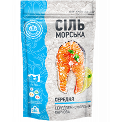 ЛАСОЧКА Сіль морська середня 250г