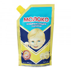 ПЕРВОМАЙСЬК Молоко згущене с цукром Дой-пак 290г