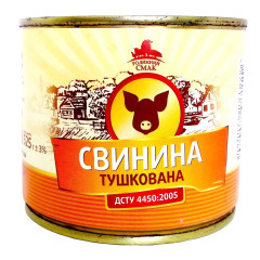 СІМЕЙНИЙ СМАК Свинина туш.в/с 525г ж/б