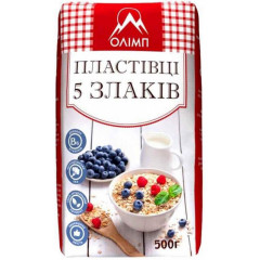 ОЛІМП Суміш пластівців 5 злаків 500г