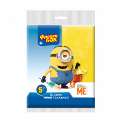 ФБ Серветки для прибирання віскозні "Minions" 5шт