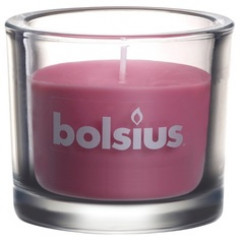 BOLSIUS Свічка у склі 80/92 Старий рожевий