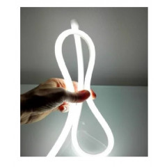 LED LIGHT Стрічка лед-неон "220V" 120Led/м IP65 8х16мм холодний білий