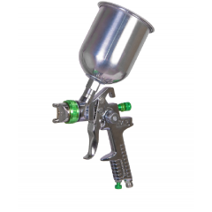 MASTER TOOL Фарбопульт HVLP ВБ 600мл алюміній O1.3 мм 150-220л/мин