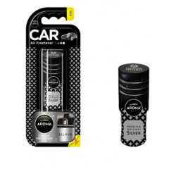 AROMA CAR Ароматизатор Prestige vent SILVER