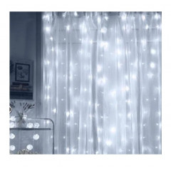 Електрогірлянда 300 LED mini Штора 3х1.5м "Крапля роси" контролер