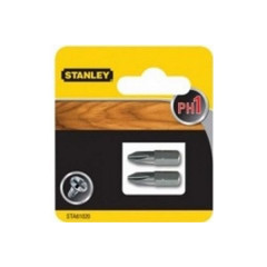 STANLEY Біта PH1 L=25мм 2шт/уп