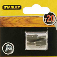STANLEY Біта T40 L=25мм 2шт/уп