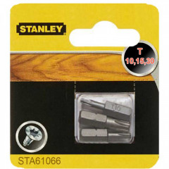 STANLEY Набір біт T10/T15/T30 L=25мм 3шт/уп