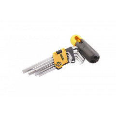 MASTER TOOL Ключі TORX з тримачем 9шт Т10-Т50 L90-227мм