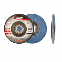 GRANITE Диск шліфувальний пелюстковий конусний ZIRCONIA Т29 Р120 125х22мм