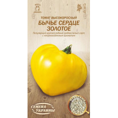 НАСІННЯ УКРАЇНИ Томат Високорослий ВОЛОВЕ СЕРЦЕ ЗОЛОТЕ 0.1г