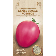 НАСІННЯ УКРАЇНИ Томат Високорослий ВОЛОВЕ СЕРЦЕ РОЖЕВЕ 0.1г