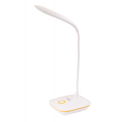 MASTER TOOL Лампа настільна гнучка 125х100х350мм COB LED USB/3xAA