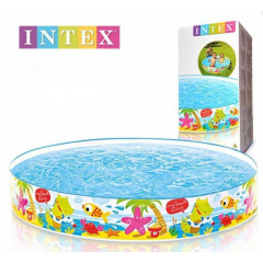 INTEX Надувний дитячий басейн 56451NP "Веселий пляж" 152х25см 370л